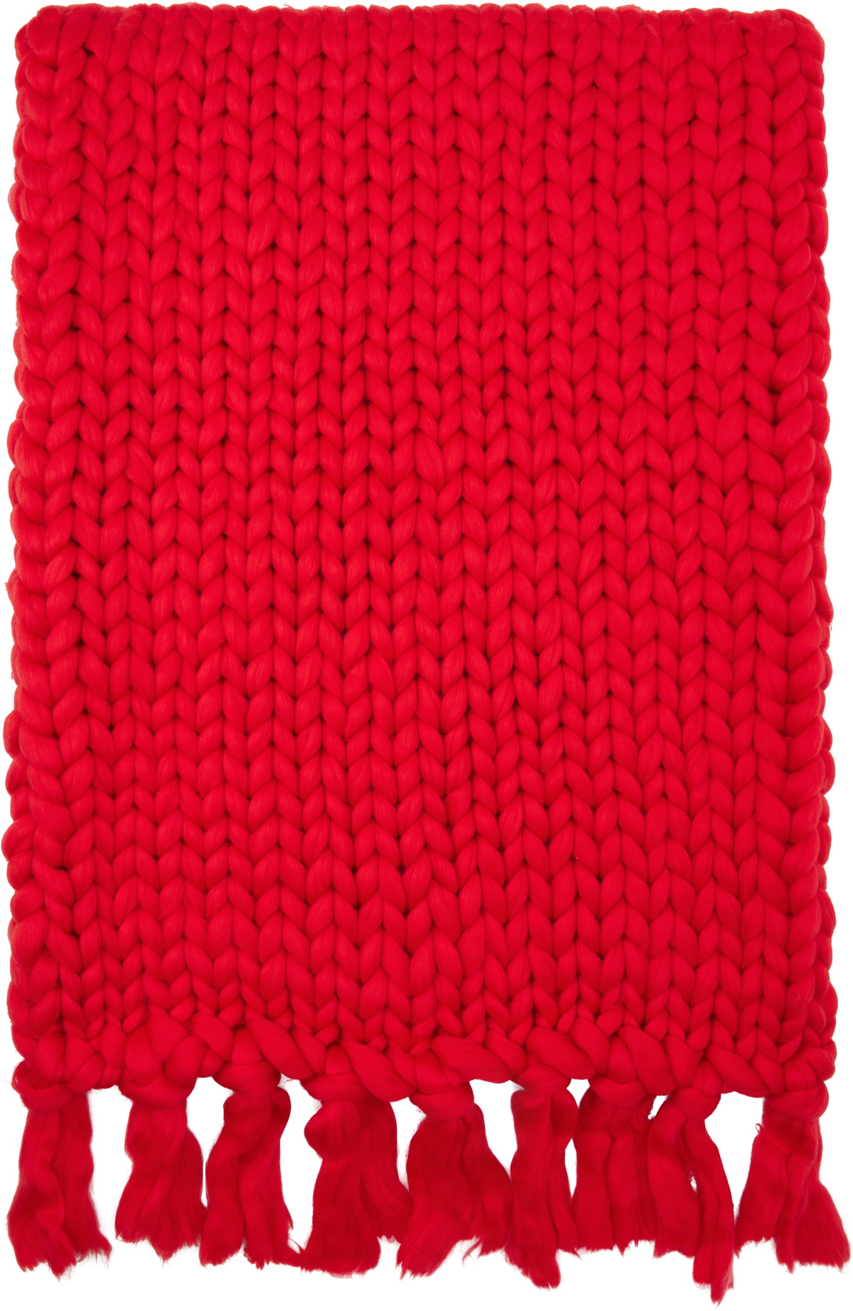 Charles Jeffrey LOVERBOY Red Supa Massive Scarf