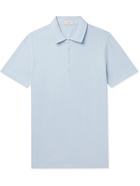 Altea - Greg Cotton-Piqué Polo Shirt - Blue