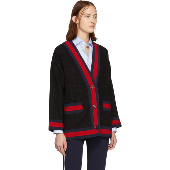 Gucci tweed sales cardigan