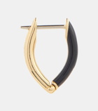 Melissa Kaye Cristina 18kt gold single hoop earring