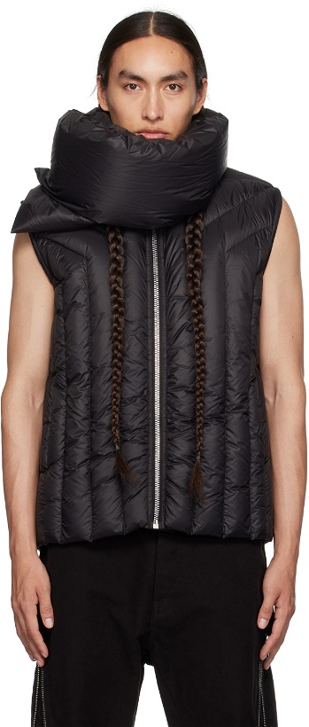 Photo: Rick Owens Black Quilted Down Vest