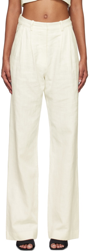 Photo: BEC + BRIDGE Off-White Harriet Trousers