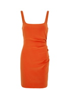 Bec & Bridge Karina Ruched Mini Dress Red