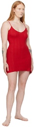 Cou Cou Red 'The Cami' Minidress