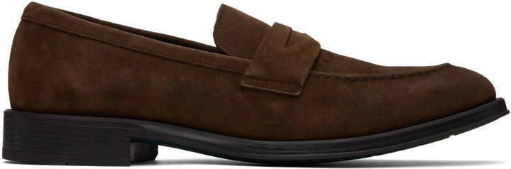 Photo: PS by Paul Smith Brown Suede Pierce Loafers