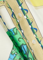 Tory Burch Printed Silk Midi Shirt Dress Multicoloured