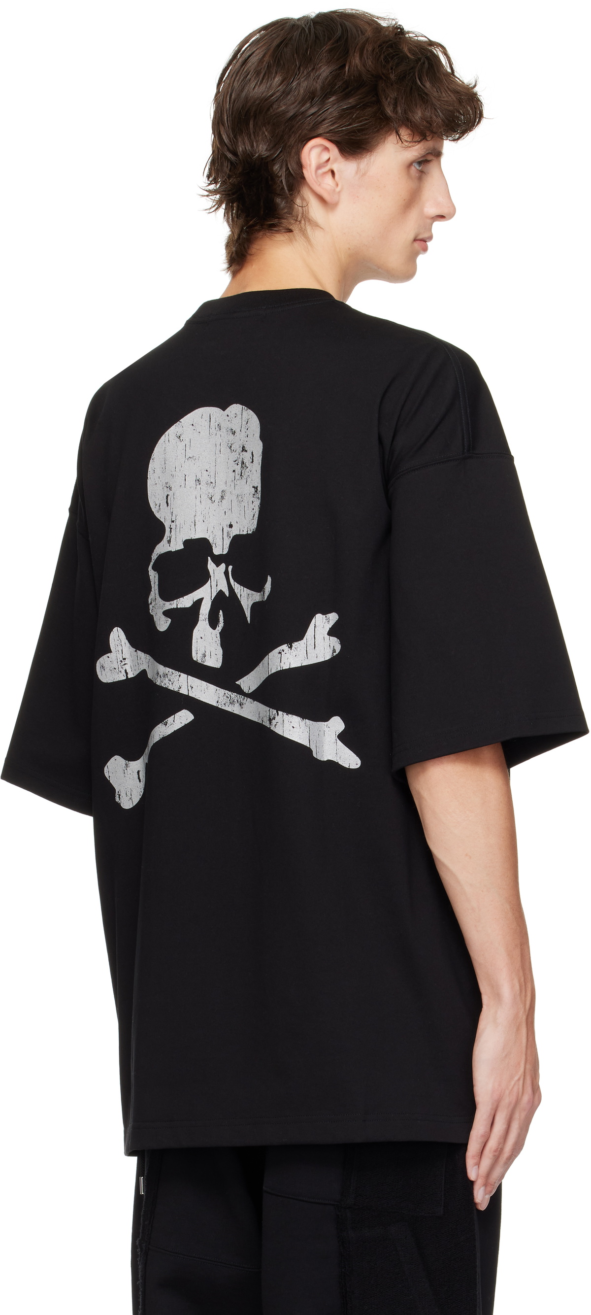 mastermind JAPAN Black Boxy Fit Logo T-shirt mastermind JAPAN