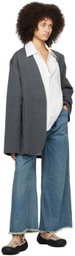 Subtle Le Nguyen Blue Five-Pocket Jeans
