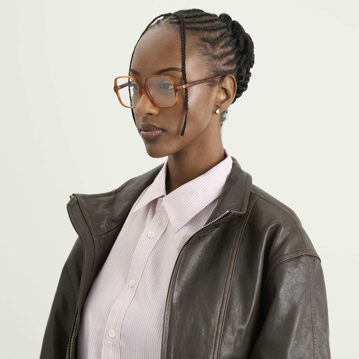 Gucci GG1994O Optical Glasses in Havana/Transparent 