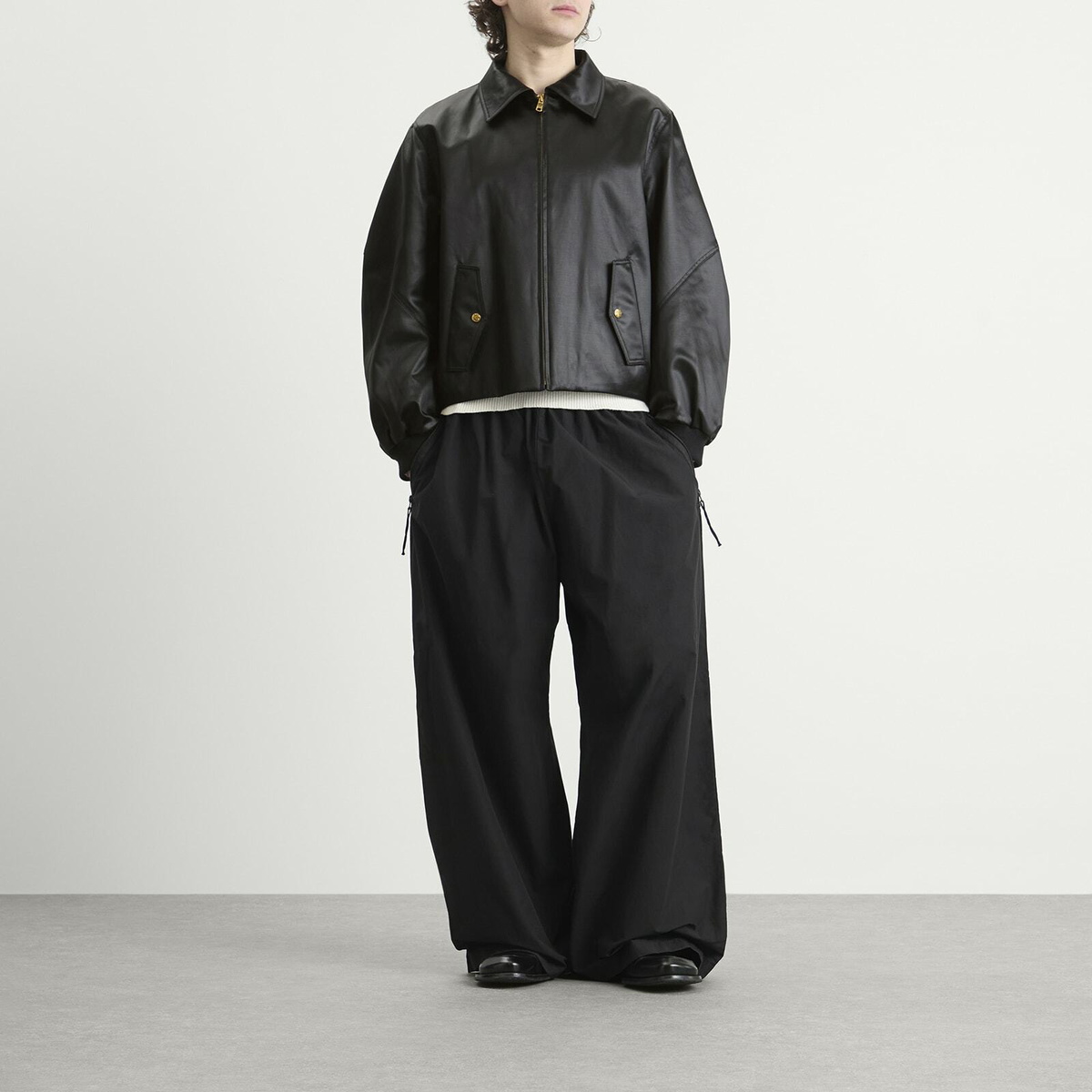 Willy Chavarria Men's Opera Bomber Jacket in Black