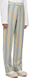 Nicholas Daley Multicolor Striped Trousers