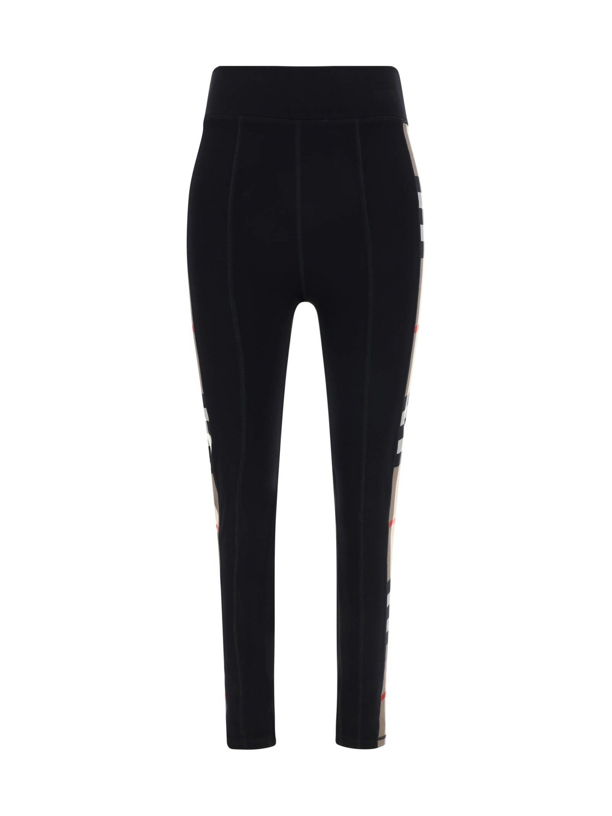 スパッツ・レギンス BURBERRY Women Leggings 8049478 A7028 BROWN Burberry Brown Check Leggings Burberry
