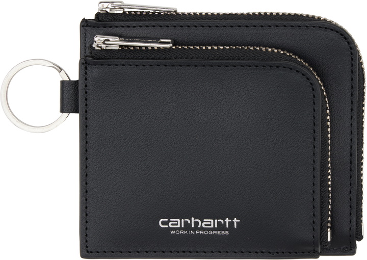 Photo: Carhartt Work In Progress Black Double Vegas Zip Wallet
