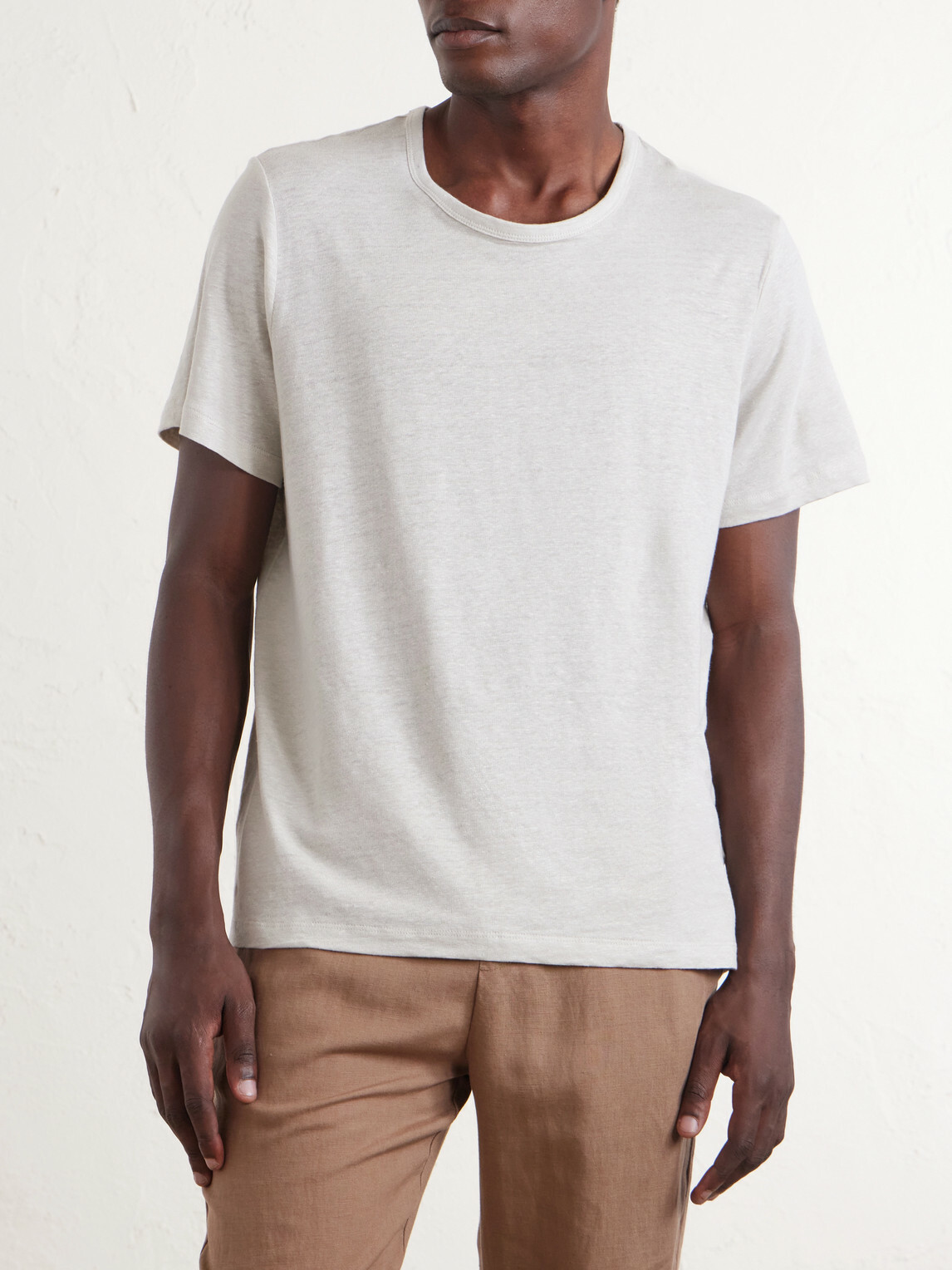 Onia - Linen-Blend T-Shirt - Neutrals