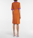 Dodo Bar Or Metallic knit midi skirt