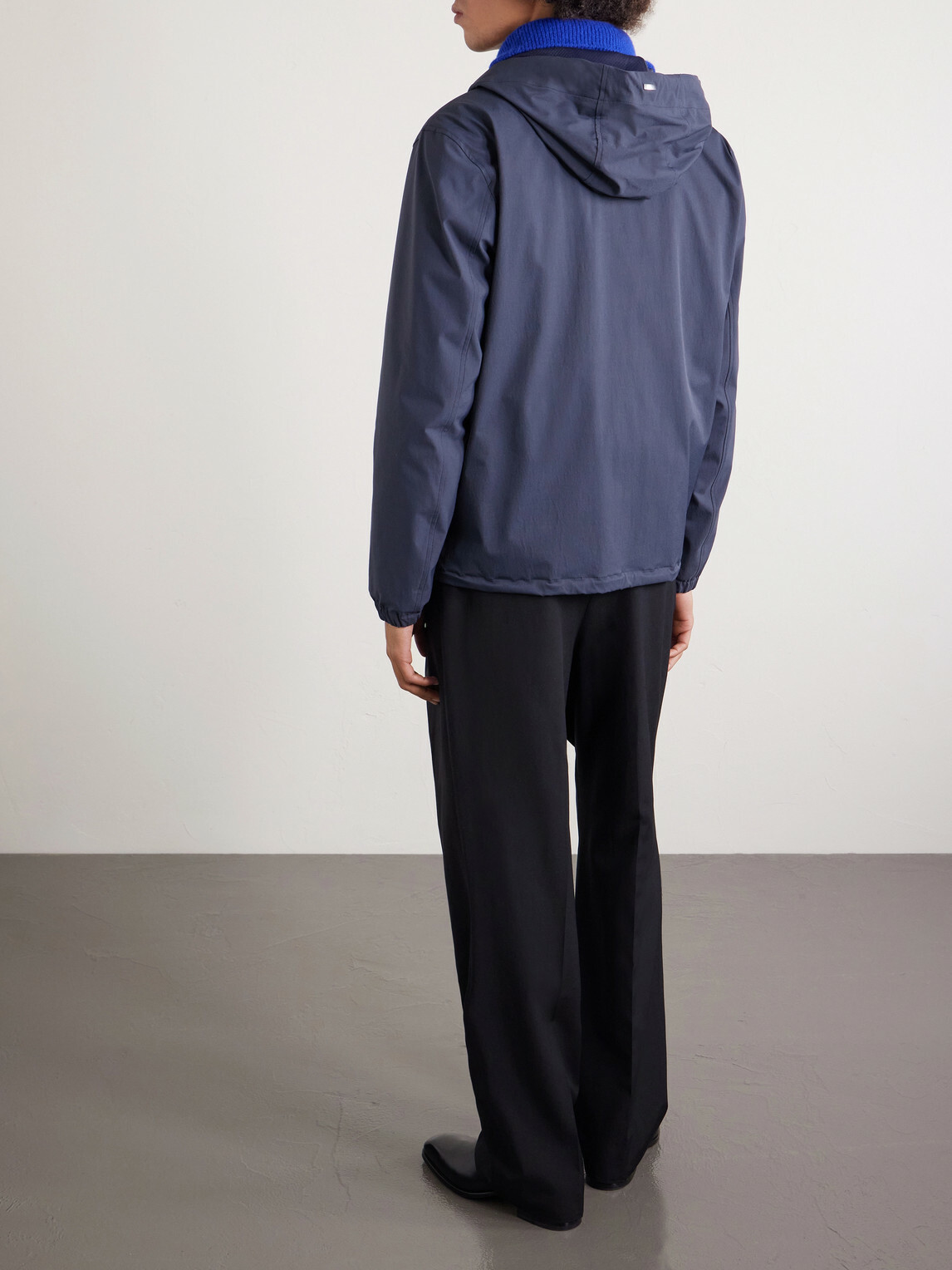 Herno - Shell Hooded Jacket - Blue