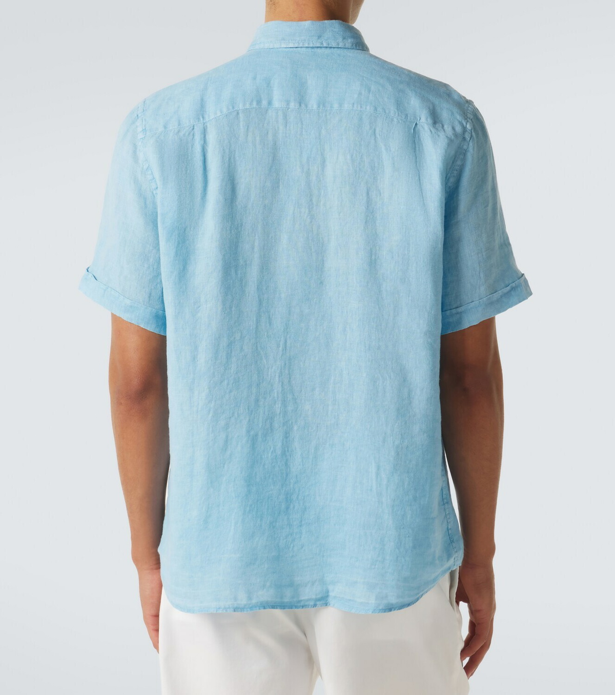 Vilebrequin Courbis linen bowling shirt