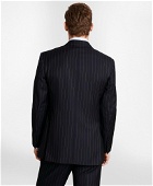 Brooks Brothers Men's Milano-Fit Bead-Stripe Twill Suit Jacket | Navy