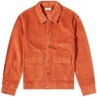 Pop Trading Company Men's Cord Jacket in Cinnamon Stick