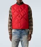 RRL Quilted twill vest