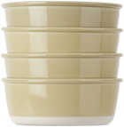 Jars Céramistes Yellow Cantine Fruit Cup Set, 4 pcs