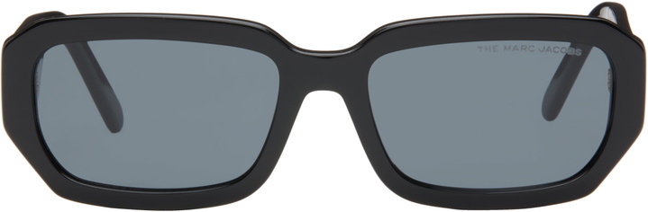 Photo: Marc Jacobs Black Rectangular Acetate Sunglasses