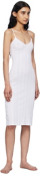 Cou Cou White 'The Midi Slip' Midi Dress