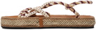 Isabel Marant Beige & Purple Kitza Sandals