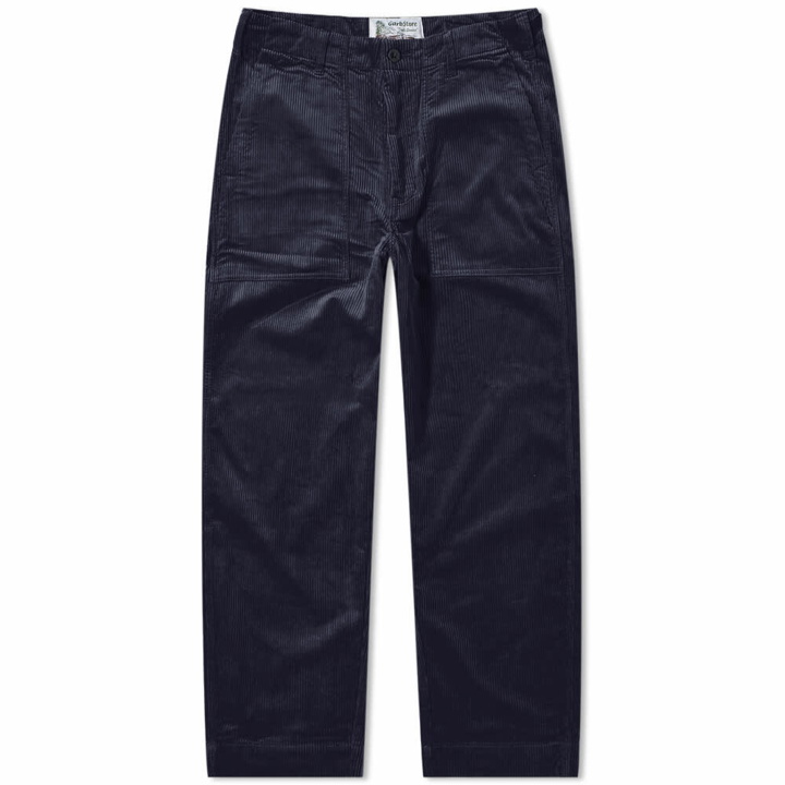 Photo: Garbstore Men's Cord Ruffle Pant in Navy