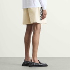 MKI Men's Botanical Print Wide Leg Shorts in Bone