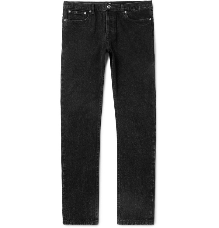 Photo: A.P.C. - Petit Standard Slim-Fit Denim Jeans - Men - Black