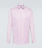 Canali Cotton poplin shirt