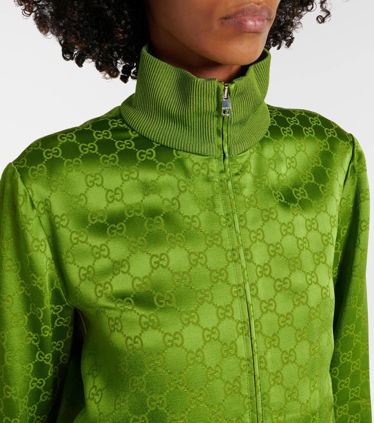 Gucci GG satin jacquard jacket Gucci