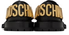Moschino Black Logo Derbys