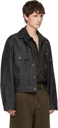 LEMAIRE Navy Trucker Denim Jacket
