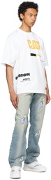 Heron Preston White Caterpillar Edition 'Power' T-Shirt