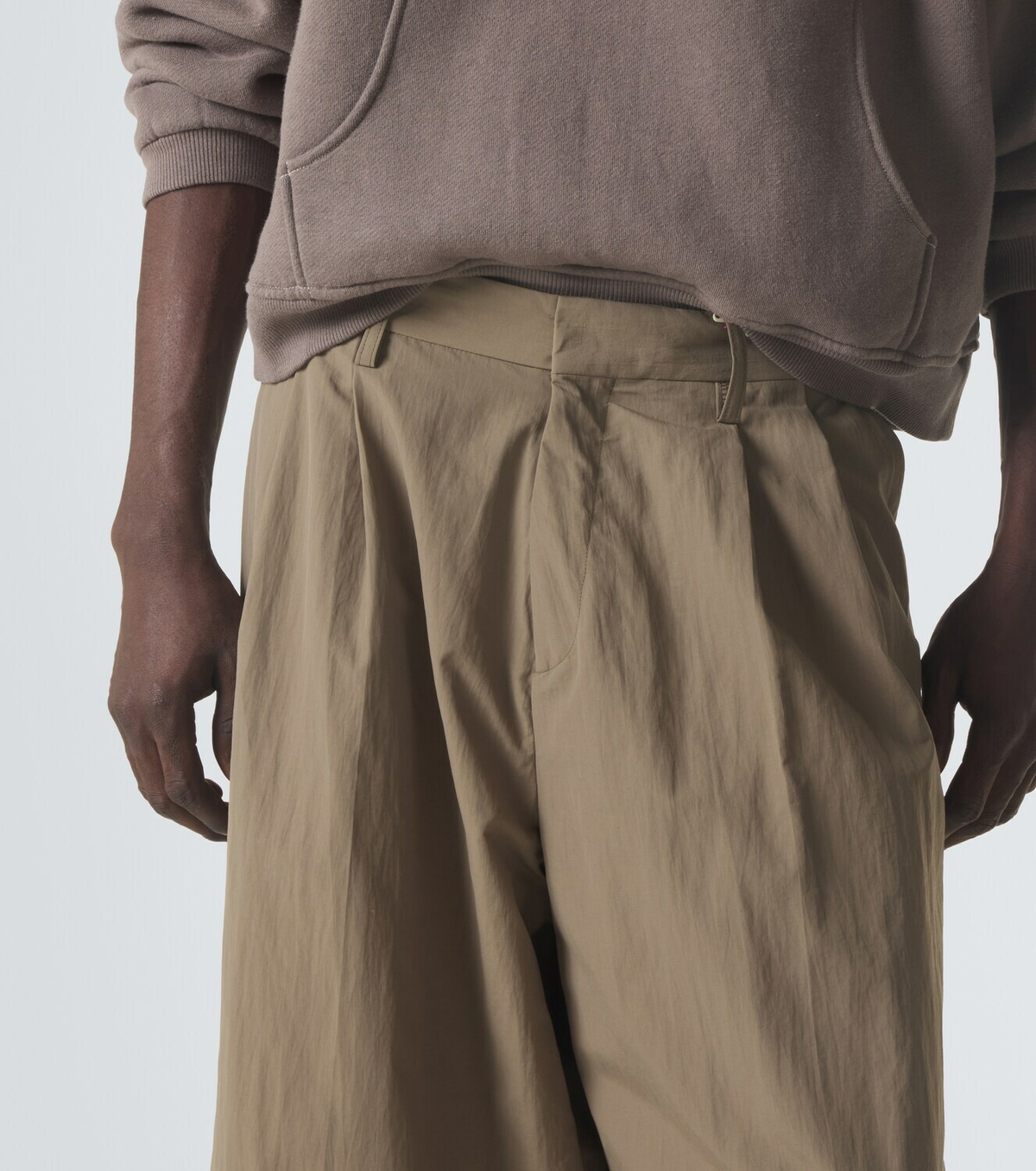 ERL Pleated wide-leg pants
