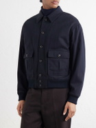 Valstar - Colin Padded Cotton-Twill Bomber Jacket - Blue
