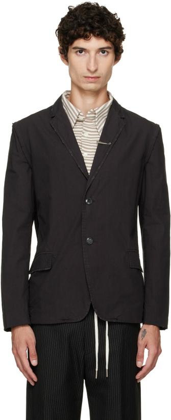 Photo: Stockholm (Surfboard) Club Black Garment Dyed Blazer