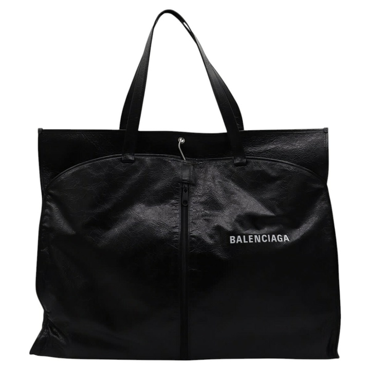 Photo: Balenciaga Black Leather Tote Bag