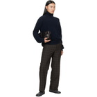 Maison Margiela Brown Checkered Regular Tailored Trousers
