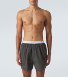 Calvin Klein Collection Owen checked cotton boxer briefs