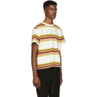 Noon Goons Off-White Surfer Stripe T-Shirt