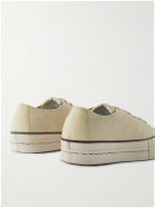 Visvim - Skagway Leather-Trimmed Canvas Sneakers - Neutrals