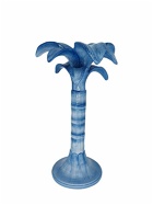 LES OTTOMANS Medium Palm Tree Ceramic Candle Holder