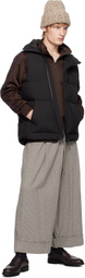 Maharishi Black 1382 Padded Asym Tech Vest