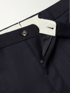 De Petrillo - Tapered Virgin Wool Suit Trousers - Blue