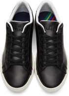 PS by Paul Smith Black Leather Zebra Rex Sneakers