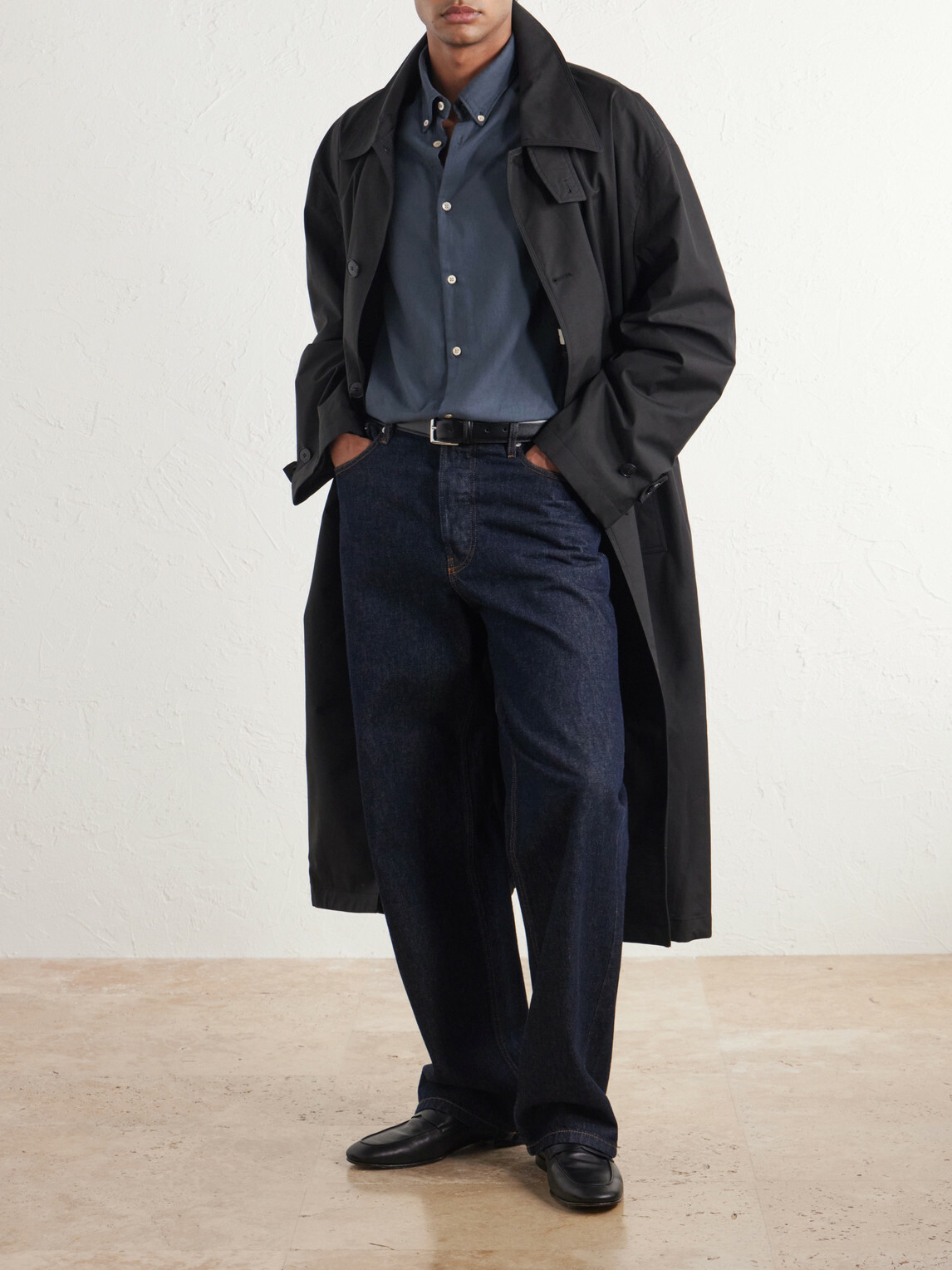 Boglioli - Button-Down Collar Twill Shirt - Gray
