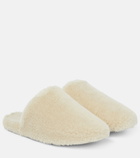 Loro Piana Wintercozy cashmere and silk slippers